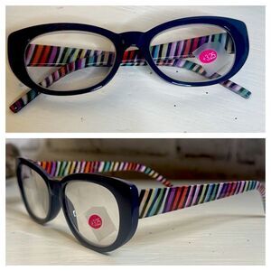 Foster Grant Colored Leanna Multicolor Reading Sunglasses, +3.25